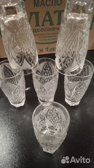 Хрустальные бокалы СССР