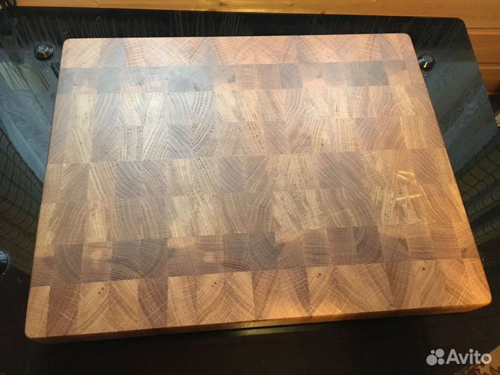 Торцевая разделочная доска дуб