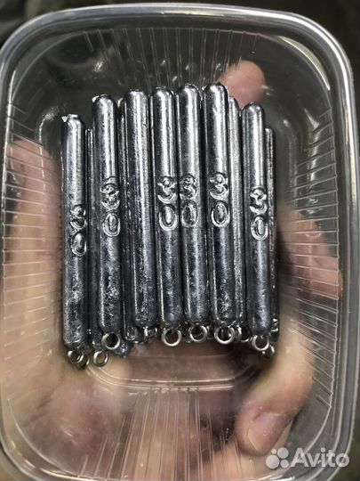 Форма для литья грузил Палец (Дроп шот)