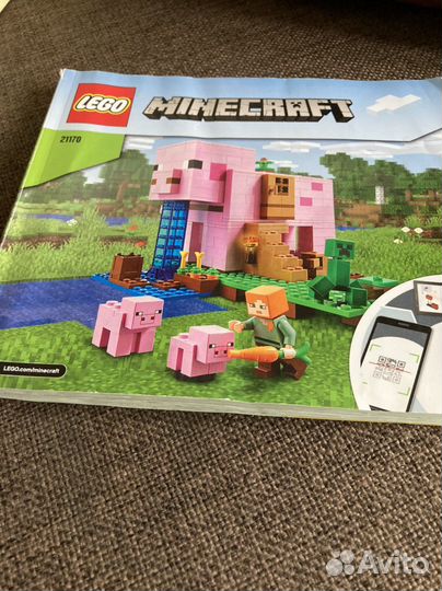 Lego Minecraft 21170 дом-свинья