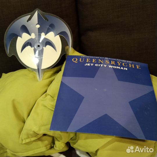 Queensryche Jet city woman Shape disc vg