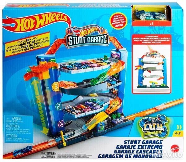 Гараж парковка Hot wheels