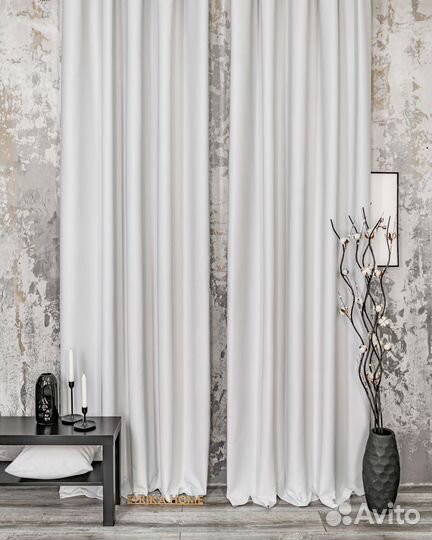 Шторы блэкаут амадео платиновый новые пошив