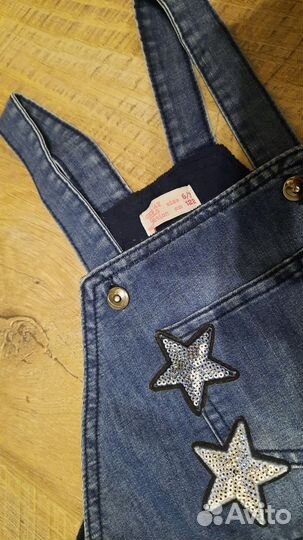 Джинсовый комбинезон