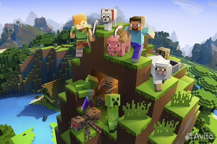 Игра Minecraft (xbox ONE) Русские субтитры