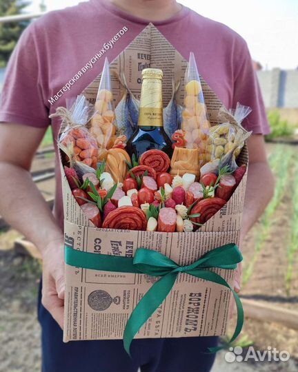 Съедобный букет мужчине