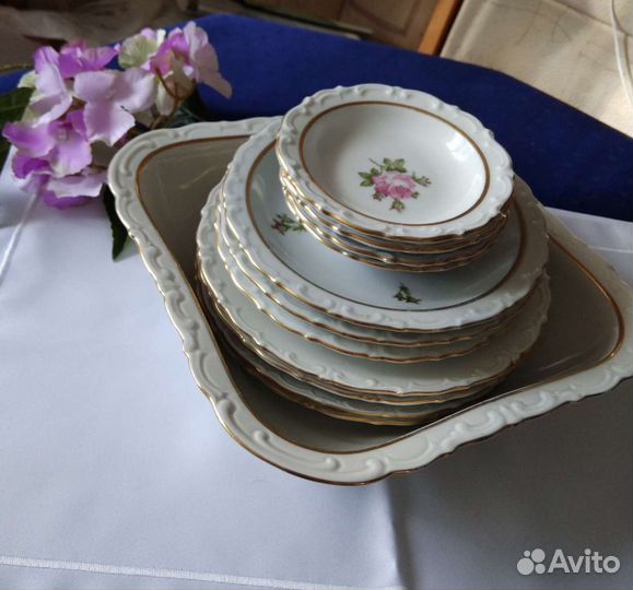 Салатник,блюдца винтаж