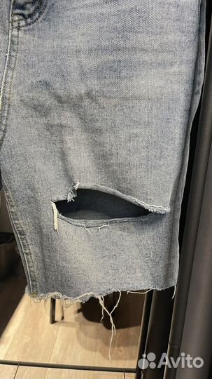 Бермуды джинсовые