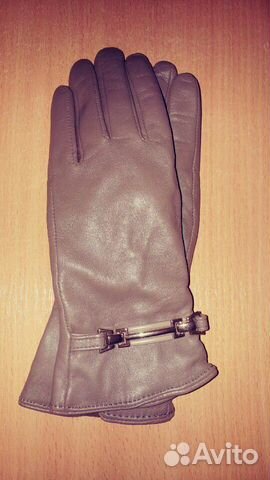 Перчатки кожаные