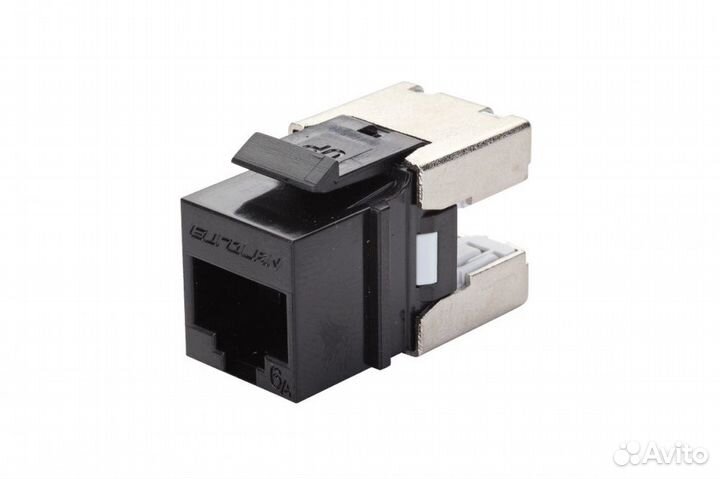 Розеточный модуль eurolan 16B-UA-03BL Keystone кат