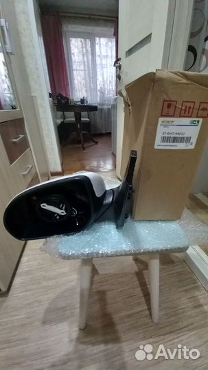 Боковое левое зеркало на киа рио 3