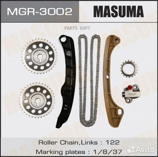 Masuma MGR-3002 Комплект для замены цепи грм Masuma MGR-3002 3A91, 4A90, 4A91