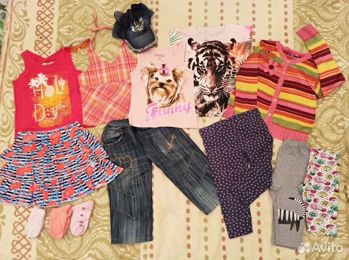 Вещи пакетом для девочки, р 116-122