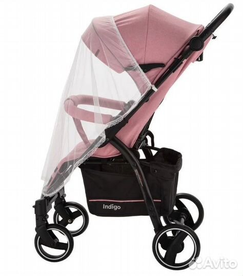 Прогулочная коляска Indigo Sigma Lux розовый