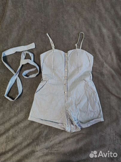 Летний хлопковый комбинезон