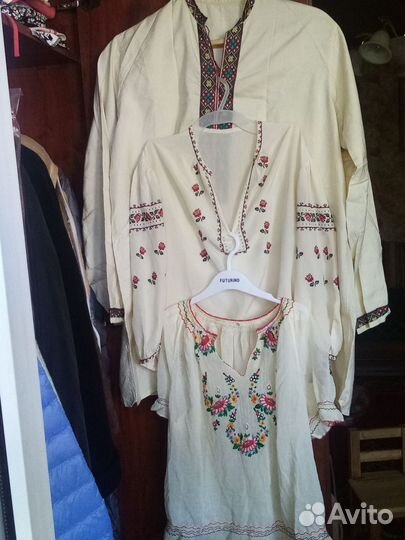 Вышиванки СССР шелк