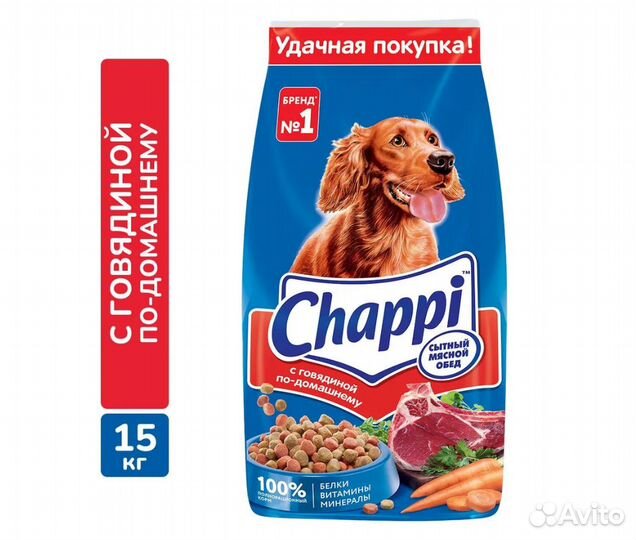 Корм для собак Чаппи 