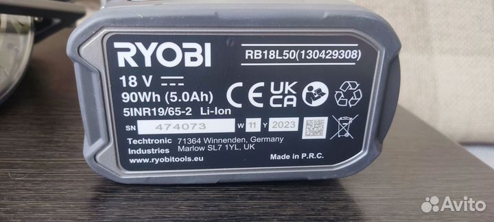 Дисковая пила Ryobi R18CS-0