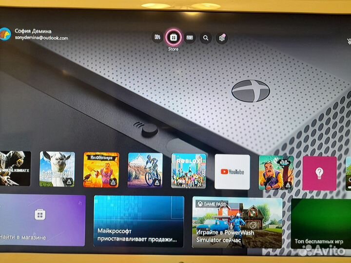 Xbox One s 1tb с играми