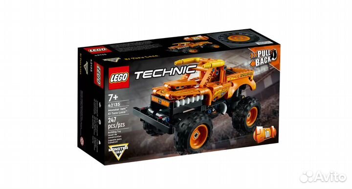 Новый Lego Technic Monster Jam: El Toro Loco 42135