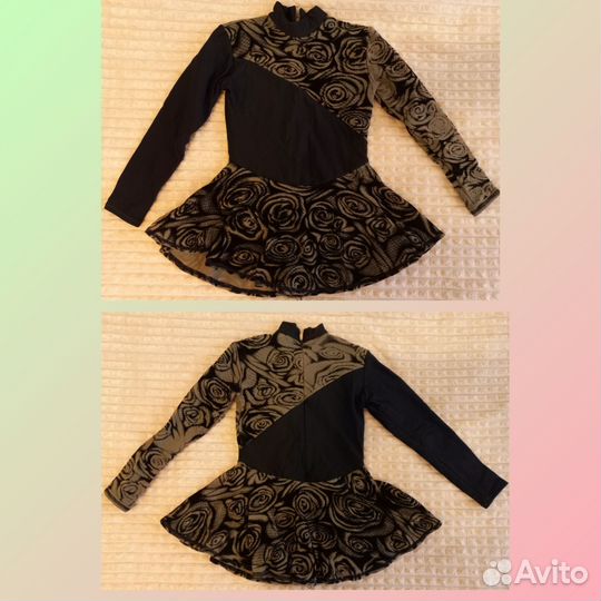 Платья, юбка для фигурного катания 122,128