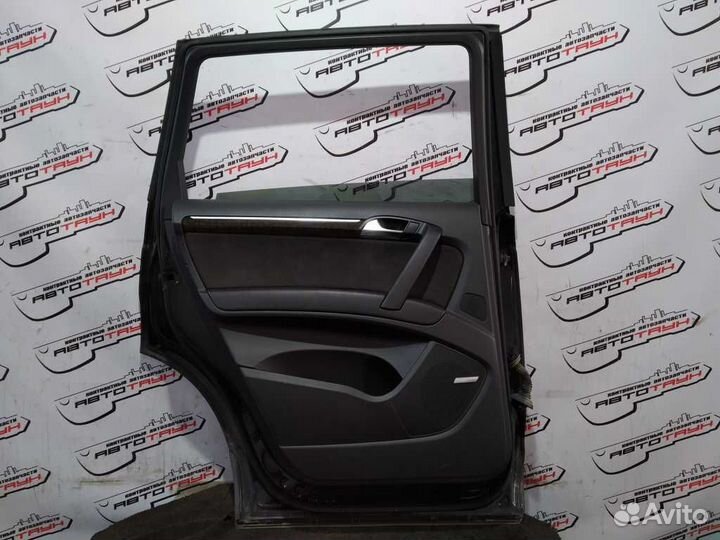 Дверь audi Q7 4LB 4L0833051 задняя левая черный, L