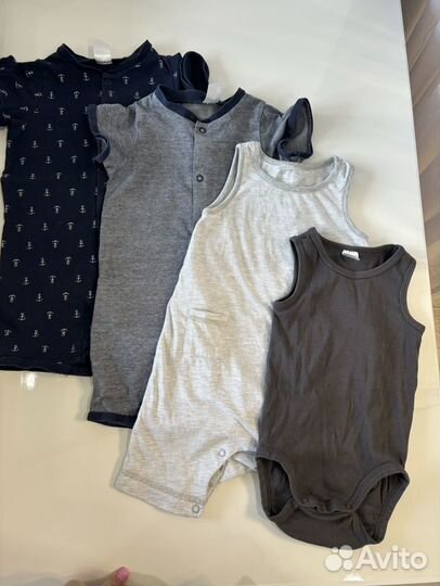 Боди и песочник на 9-12 мес от H&M 80