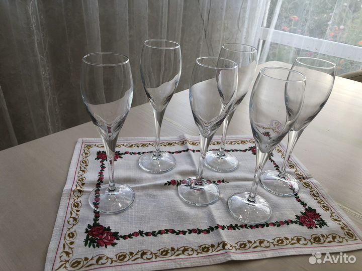 Фужеры 6 штук 140 мл