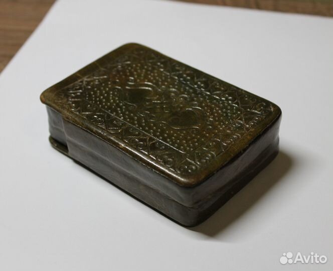 Футляр для игральных карт натуральная кожа СССР