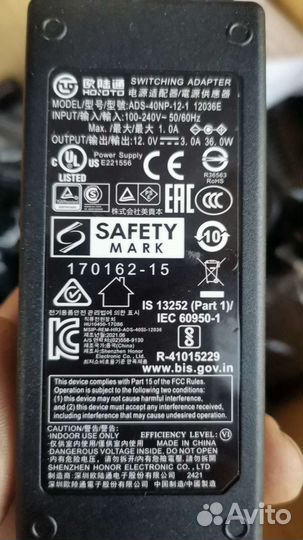 Блок питания 12v 3a, 24v 3a