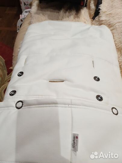 Зимний конверт в коляску до 3 лет на овчине