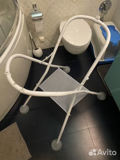 Детская ванночка со стойкой и горкой 0+