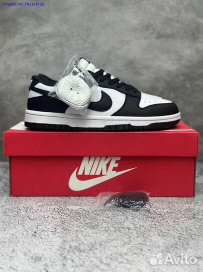 Кроссовки Nike Dunk Low White Black 36-45