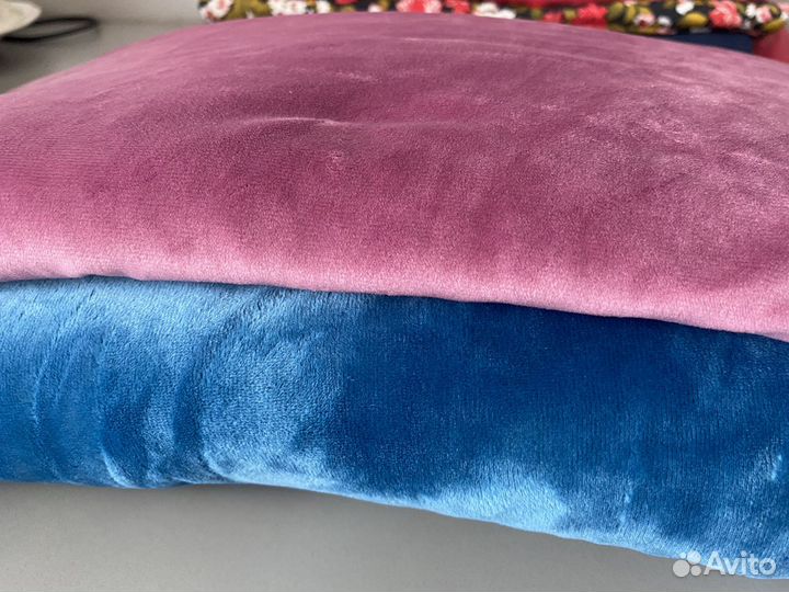 Велюр розовый
