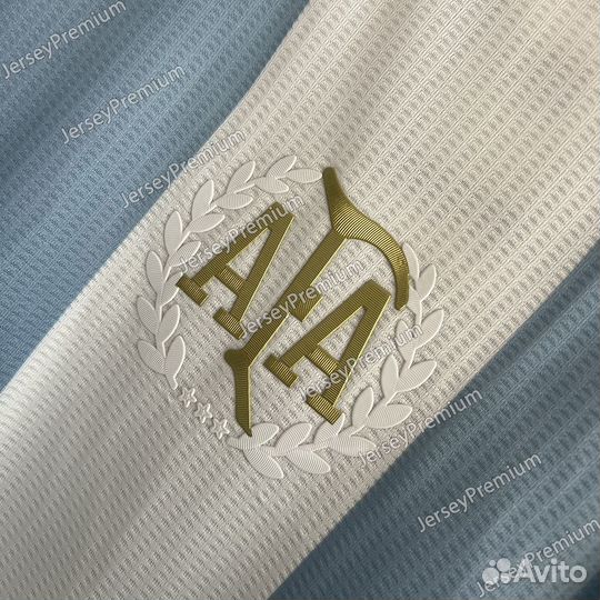 Футболка сборной Аргентины 2024 длинный рукав юбил