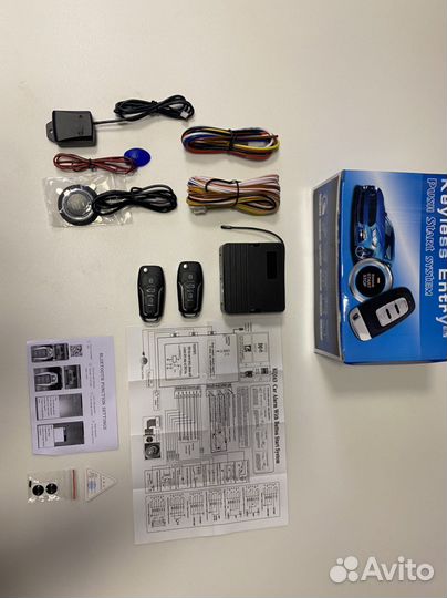 Кнопка старт стоп с блютус и автозапуском