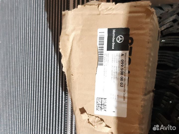 Радиатор кондиционера mercedes