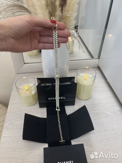 Чокер из жемчуга chanel