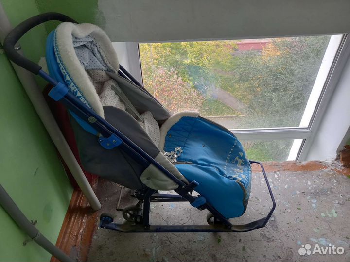 Коляска санки