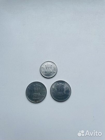 Индийские монеты (рупии) деньги Индии