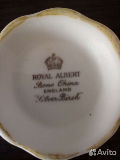 Чашка с блюдцем фарфор