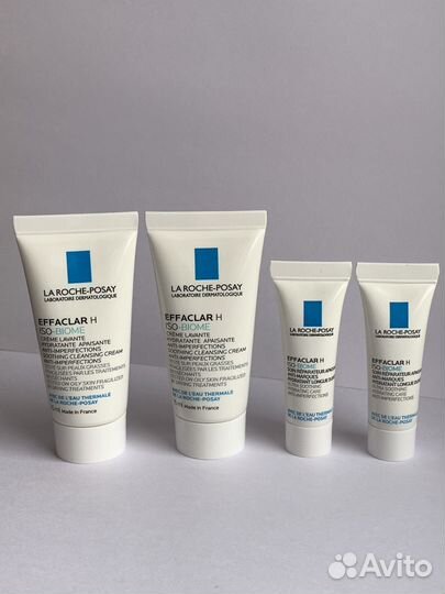 Миниатюры, пробники La Roche Posay 2 геля 2 крема