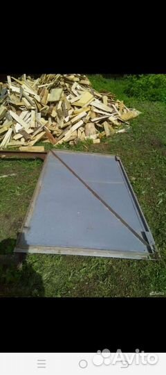 Ворота гаражные металлические бу