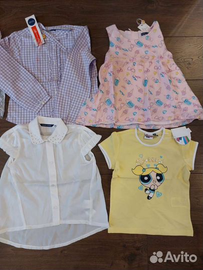Вещи пакетом для девочки рост 116 см