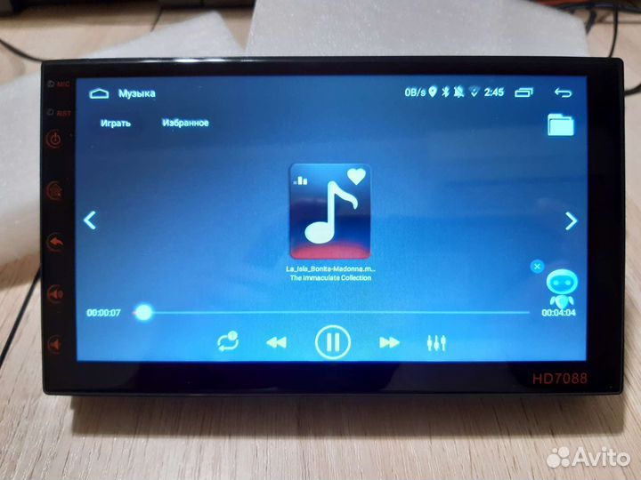 Магнитола 2 din android, 7 дюймов hyundai solaris