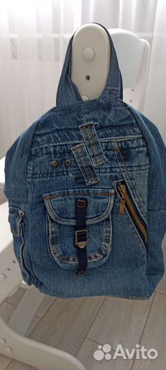 Рюкзак джинсовый