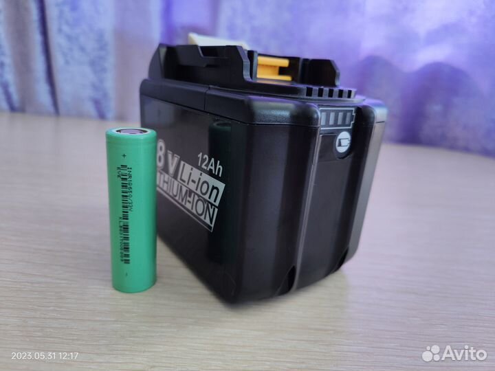 Аккумулятор для makita 18V 12.5A