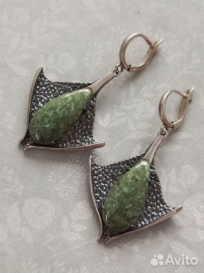 Серебряные серьги 
