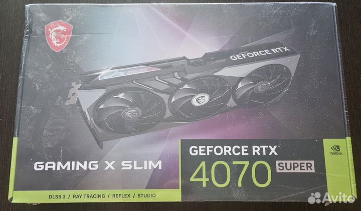 MSI GeForce RTX 4070 Super 12G gaming X slim