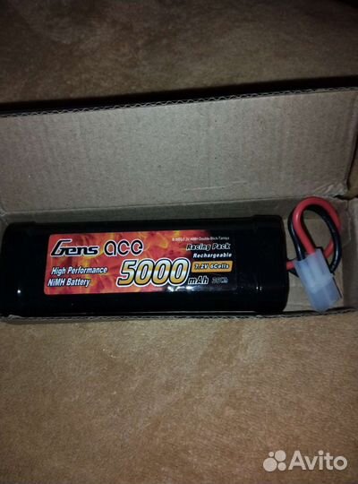 Аккумулятор 7.2V 5.0Ah Ni-MH 15C Gens ACE